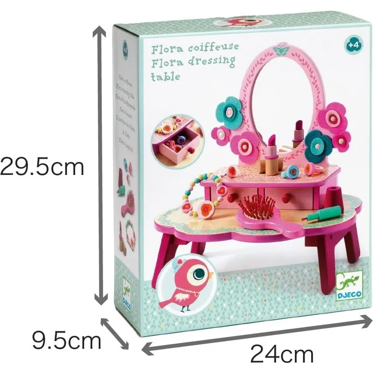 ROLLENSPIEL FLORA SCHMINKTISCH FLORA DRESSING TABLE VON DJECO – Bild 7
