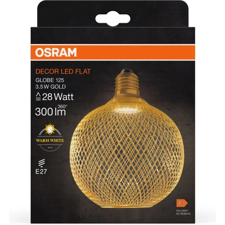 Osram LED Leuchtmittel Decor Flat Globe 3,5W 827 matt E27 Non-DIM – Bild 6
