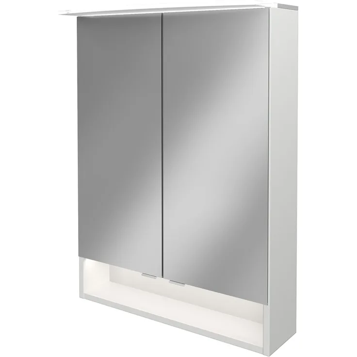 Fackelmann B.STYLE Spiegelschrank, 60 cm breit, Weiß