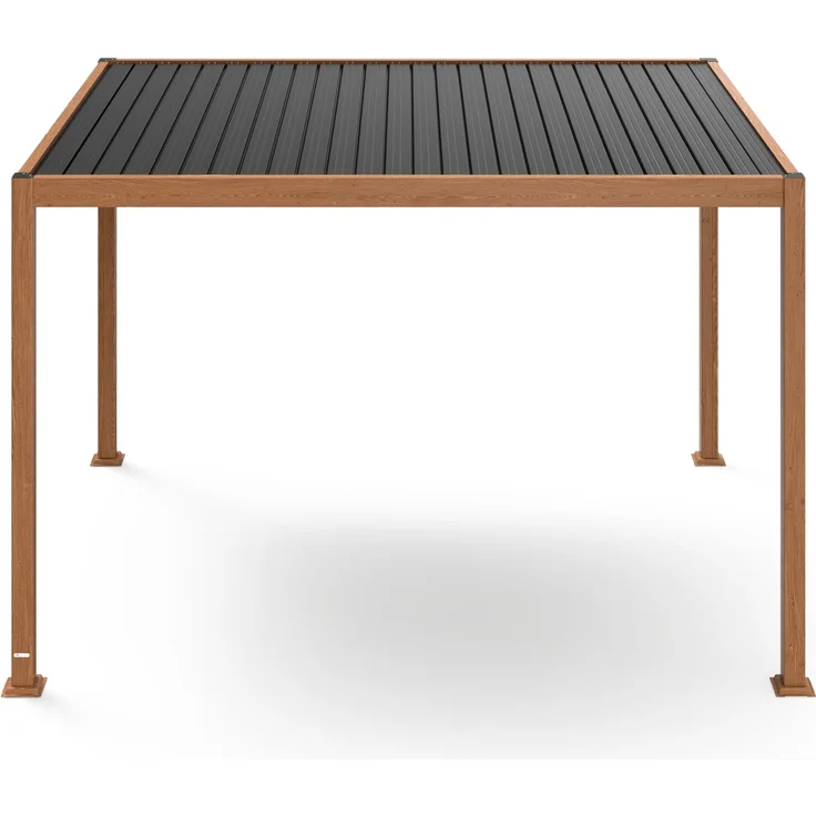 Blumfeldt Pergola 3x4 m - Verstellbares Lamellendach, UV-Schutz, Aluminium-Rahmen, Rostfrei, Wetterfest, Ideal Für Terrasse & Garten, Ganzjährig Nutzbar – Bild 3