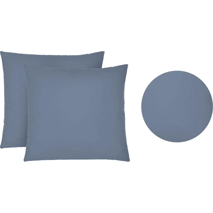 biberna Feinjersey-Spannbetttuch 0077144, blau, 2x 40x40cm – Bild 5