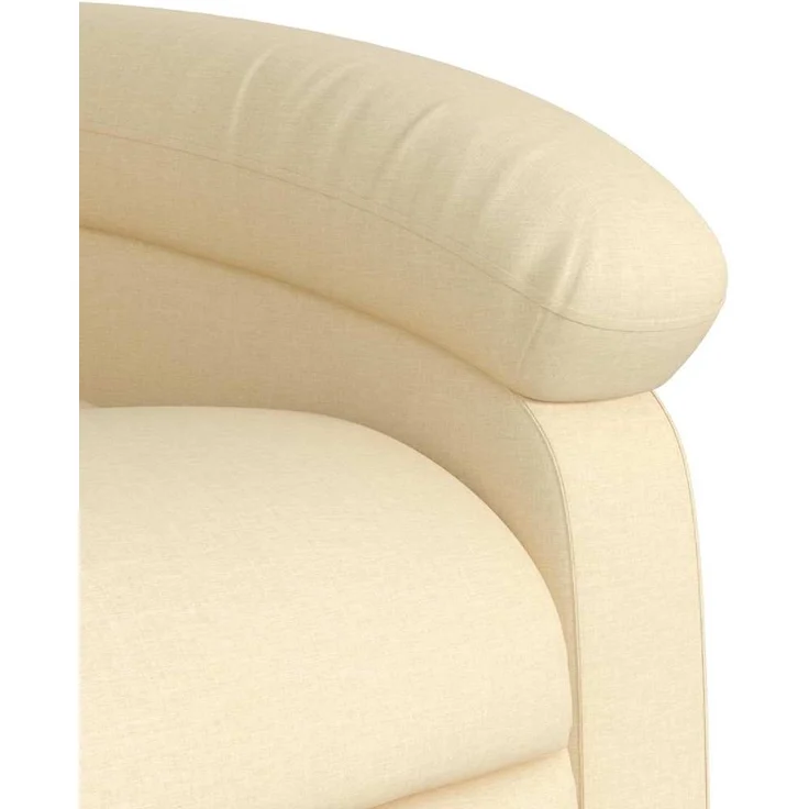 vidaXL Massage-Relaxsessel, cremefarbener Stoff 3205813 – Bild 8