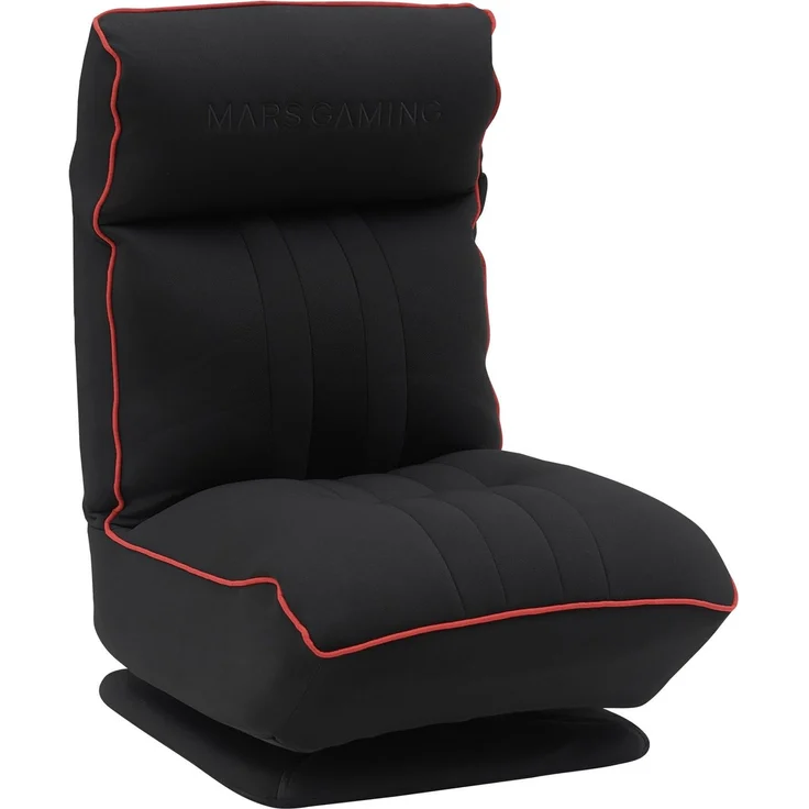 Mars Gaming MGC-Throne, Ergonomisches Gaming-Sofa, 360° Drehbare Basis, Verstellbare Rückenlehne und Kopfstütze, Hochdichter Schaumstoff, Vielseitiges Klappdesign, PC-Sofa Robuster Struktur, Rot – Bild 1