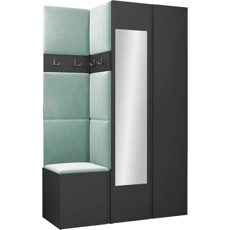 Garderoben-Set Monati XXVI (Farbe: Graphit, Manila 11)