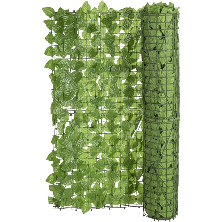 Sichtschutzhecke Blätterwand Sichtschutz 300x100cm 60262 – Bild 2
