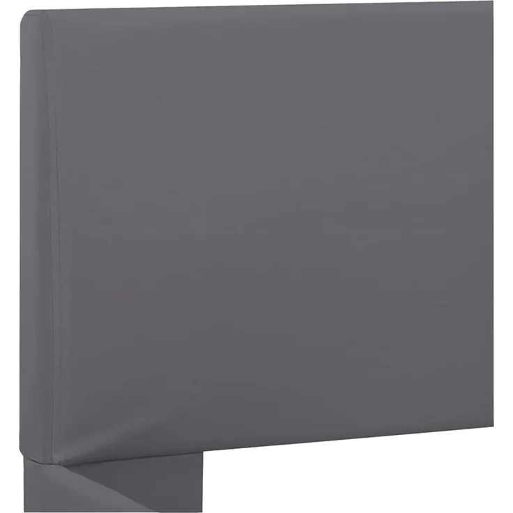 Doppelbett, Bettgestell Modernen mit LED Grau Kunstleder 180x200 cm d1332e – Bild 6