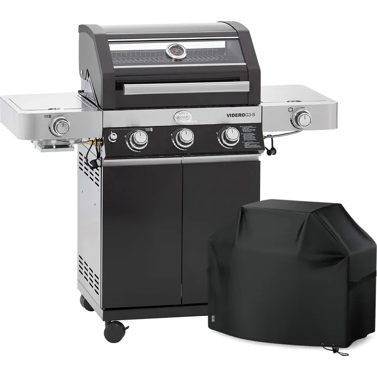 RÖSLE BBQ Gasgrill Videro G3-S Primezone Seitenbrenner Schutzhaube 2026
