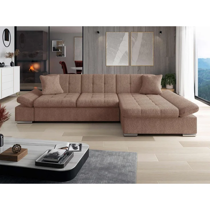 Ecksofa Montana (Farbe: Coral 45, Seite: Rechts) – Bild 4