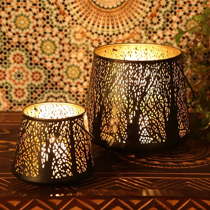 Orientalisches Windlicht Como 2er Set – Bild 6