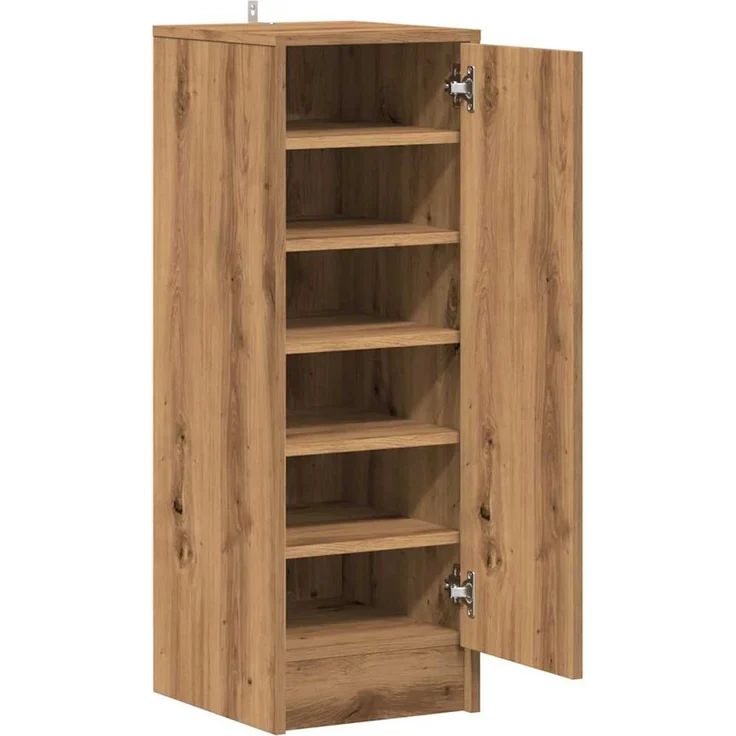 vidaXL Schuhschrank Artisan-Eiche 32x35x92 cm Holzwerkstoff 856709 – Bild 6