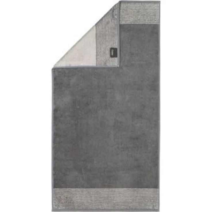Cawö Luxury Home Handtücher Two-Tone 590 77 Schiefer Anthrazit 50 x 100 cm – Bild 6