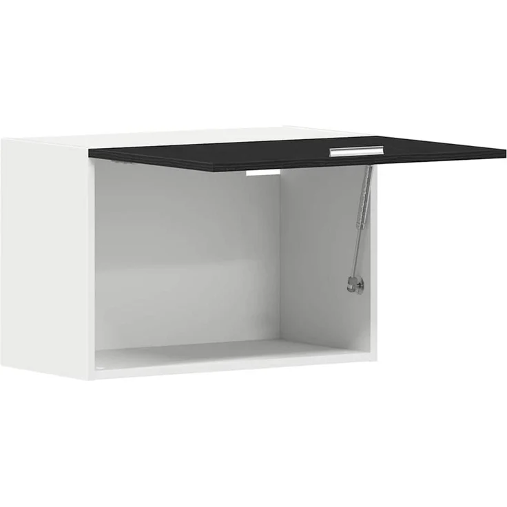 vidaXL Hängeschrank Lyon Schwarz Eichen-Optik 60 x 31 x 40 cm 863146 – Bild 5