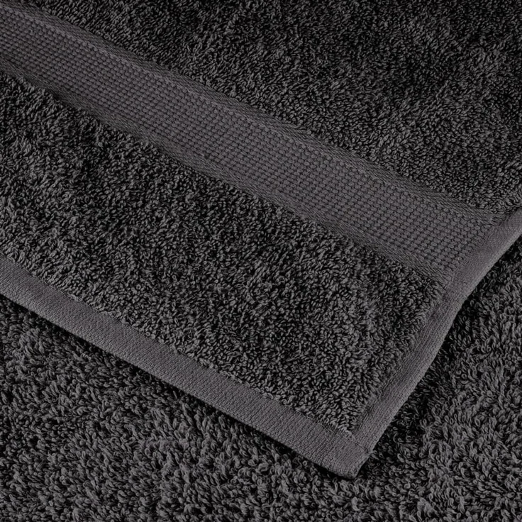 vidaXL Premium Gästetücher SOLUND 10 Stk. Anthrazit 30x50 cm 600 g/m² 137154 – Bild 6