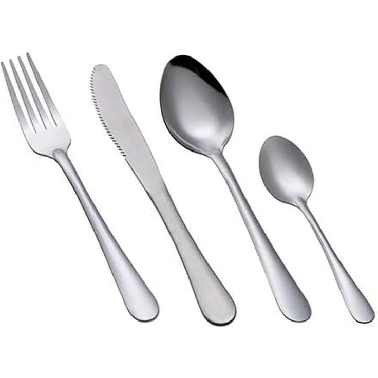 24 teilig Michelino 10544 - Besteckset - 24 Stück - Edelstahl für 6 Personen silber