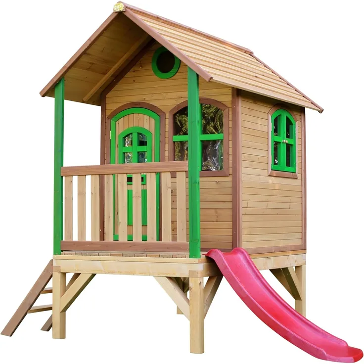 Axi Holz Kinderspielhaus Tom inkl. Veranda &