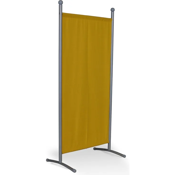 Angerer Stellwand - Raumteiler & Raumtrenner Sichtschutz - einfache Montage ohne Bohren - Outdoor Paravent für Windschutz & Schatten auf Balkon (klein (82x178 cm), Gelb) – Bild 1