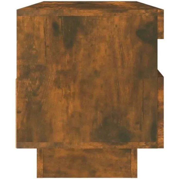 vidaXL TV-Schrank mit LED-Leuchten Räuchereiche 100x35x40 cm 815720 – Bild 7