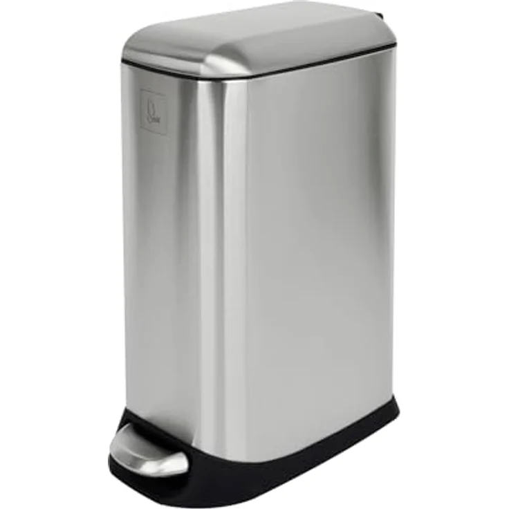 SVITA Mülleimer TS12, Treteimer, 12L, Softclose-Funktion, Edelstahl, Silber – Bild 5