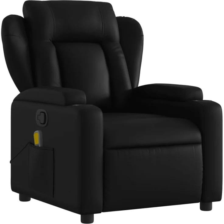 vidaXL Massagesessel Schwarz Kunstleder 372434 – Bild 12