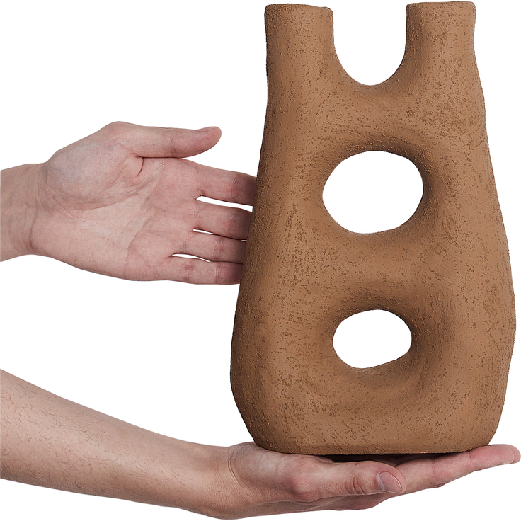 Blumenvase UARU Steinzeug 27 cm Braun – Bild 5