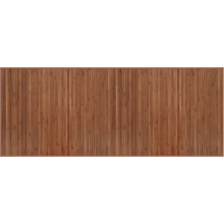 vidaXL Teppich Rechteckig Braun 80x200 cm Bambus 376908 – Bild 2