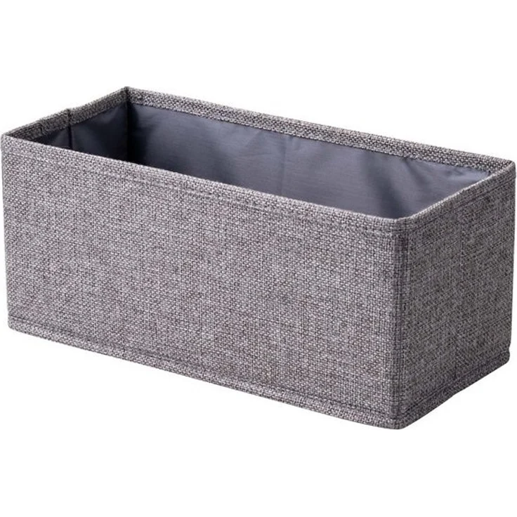 Fackelmann Aufbewahrungskorb 28 cm, Grau, faltbar – Bild 4