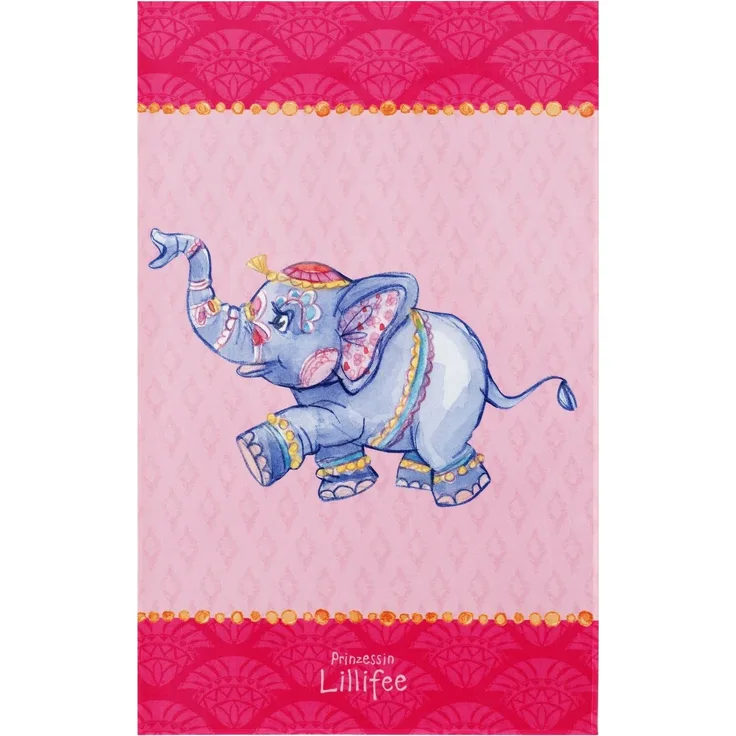 Kinderteppich- Die Prinzessin Lillifee Elefant, Zwei Größen Mädchen- Zimmer, Spielteppich 80cm x 150cm