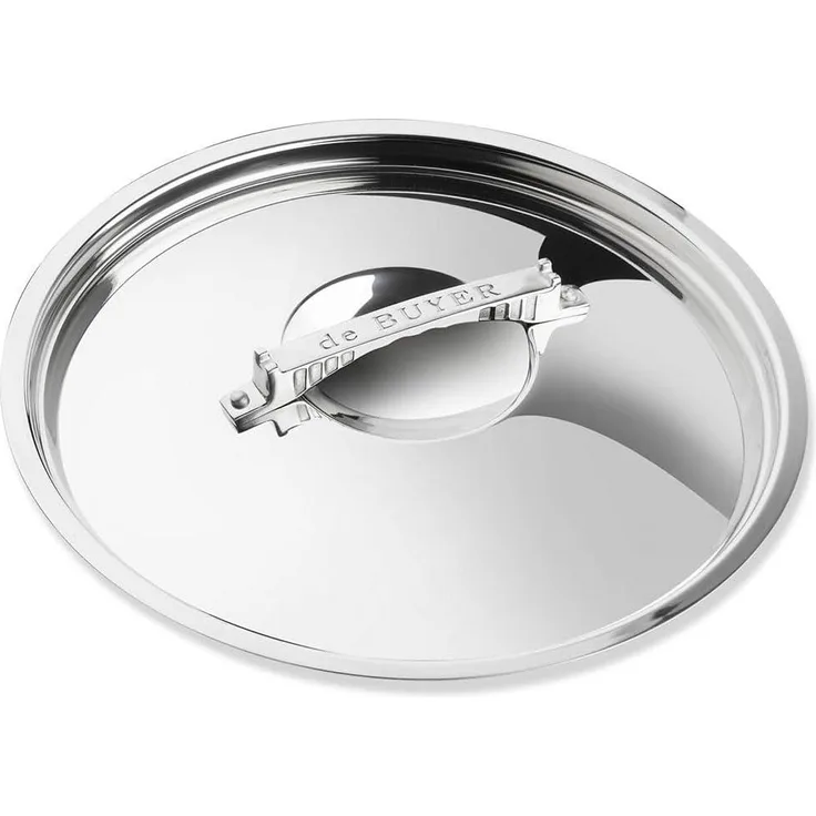 DE BUYER Deckel, Edelstahl, Silber, 15. 9x15. 9x5. 1 cm
