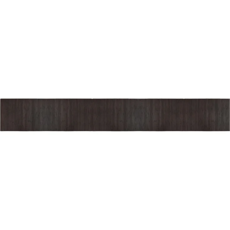 vidaXL Teppich Rechteckig Dunkelbraun 70x500 cm Bambus 376767 – Bild 1