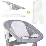 Hauck Neugeborenen Aufsatz / Alpha Bouncer 2in1 grau