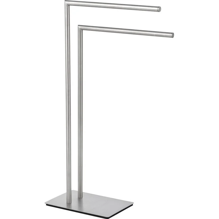 WENKO Handtuchständer Recco, 2 Armiger Kleiderständer mit schwerer Bodenplatte – Bild 1