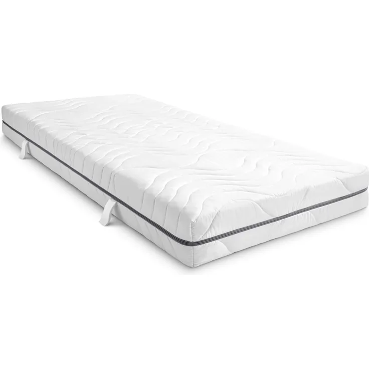 7 Zonen Viskoelastik-Matratze Sleezzz Smart 80 x 200 cm, Höhe 18 cm, Härtegrad H2+H3 mit Air Memoryschaum