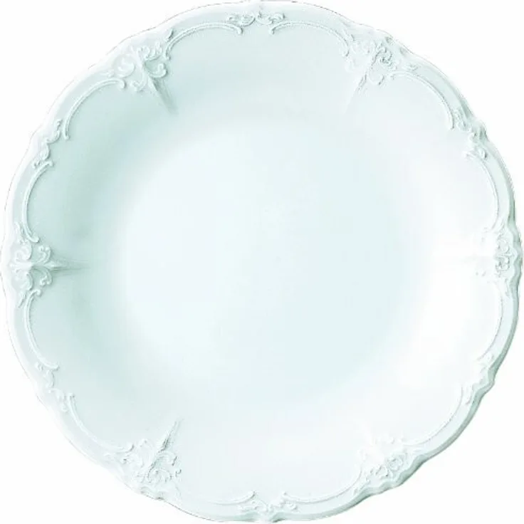 Hutschenreuther Vorteilset 4 Stück Baronesse Weiss Speiseteller 25cm/Fa 02033-800001-10025
