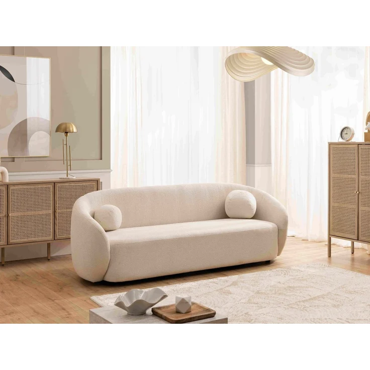 S-Style Möbel 3-Sitzer Sofa Roundi Bouclé Luxus & Moderne Kollektion – Bild 2