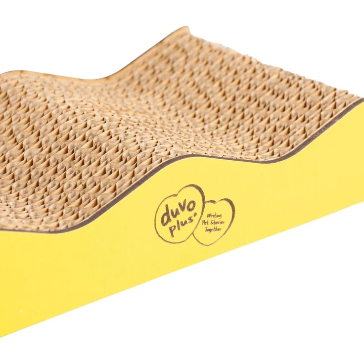 Duvo+ Kratzbrett Wayne Wavy gelb, 44 x 11 x 4 cm – Bild 4