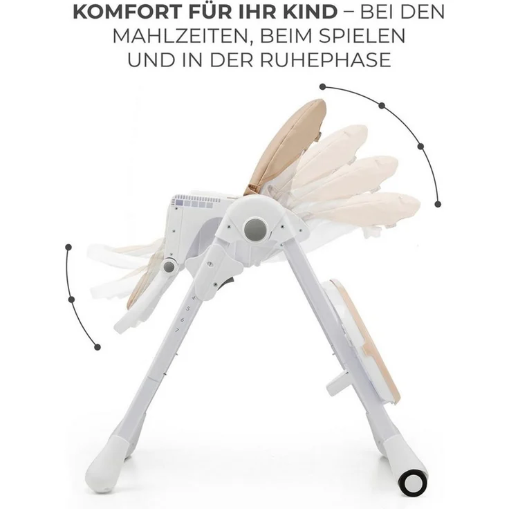 Kinderkraft Hochstuhl TUMMIE, mit Liegefunktion – Bild 3