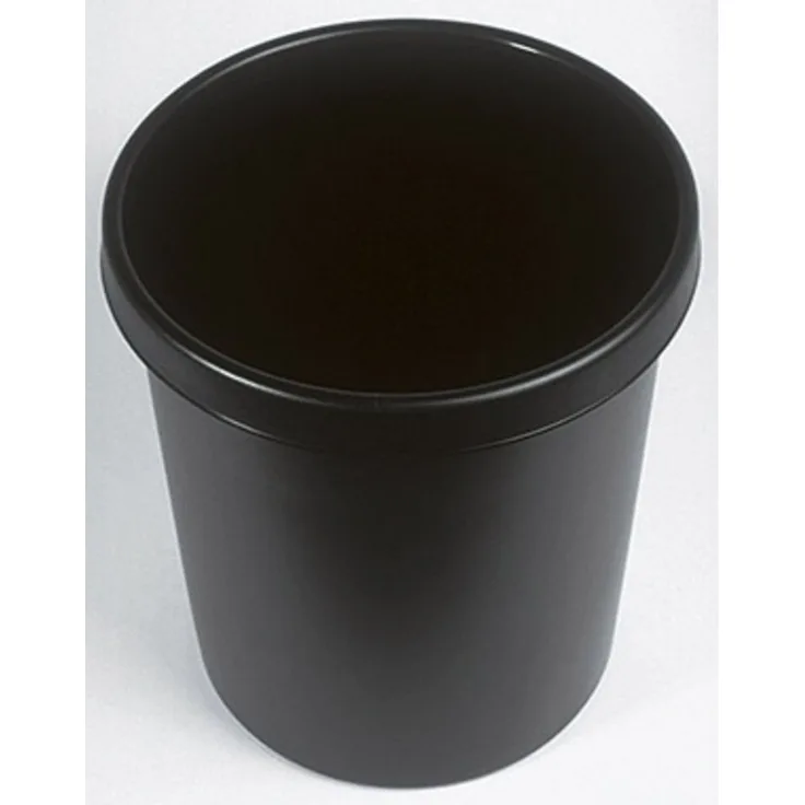 Helit Papierkorb 30l schwarz