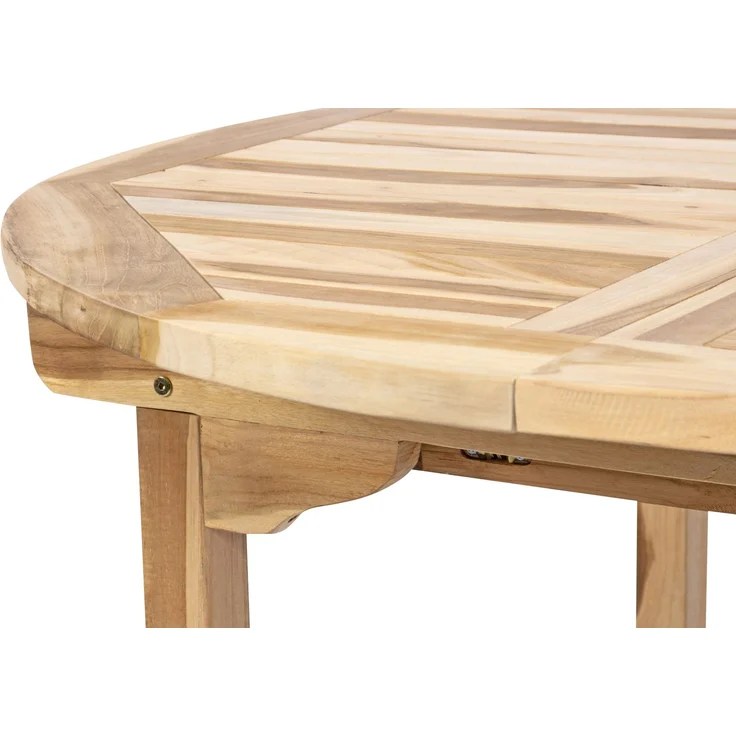Gartentisch ausziehbar Teak Holz 120 - 170 cm oval BORNEO 34716508 – Bild 5
