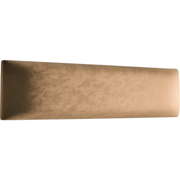 Muralo Samt Wandkissen Stoff Polsterpaneel Schlafzimmer Wohnzimmer Bett Wandpolster Bettkopfteil Lendekissen Modern Luxus Gepolstert Polster Paneel (Beige, 60x15 cm) – Bild 2