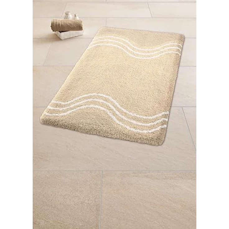 Kleine Wolke Badteppich Onda sandbeige 50x60 cm – Bild 3