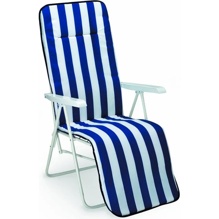 Best Relaxliege Chiemsee 34306802 weiß//blau