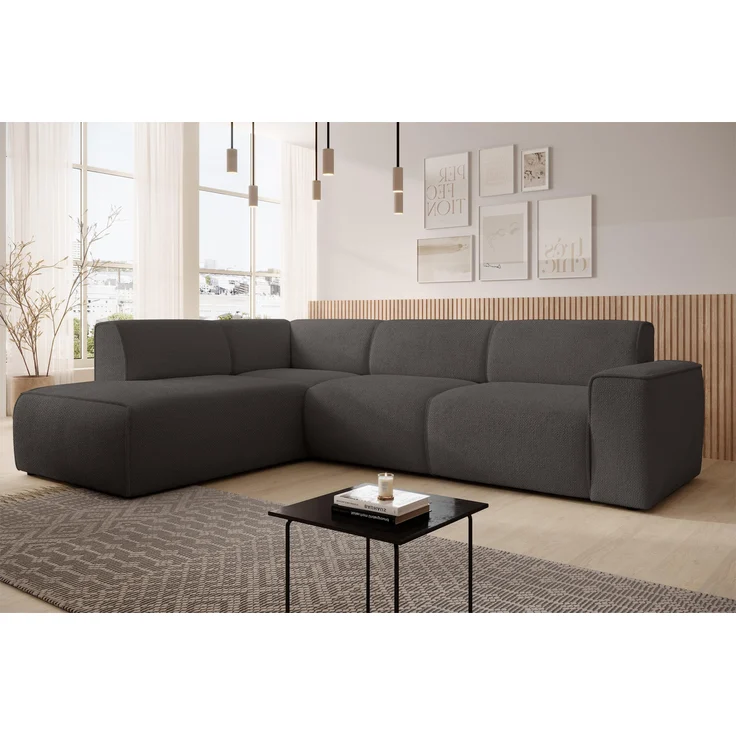 AX LIVING Couch Sofa L Form Didim L Grau – 292 cm, stilvoll & bequem L