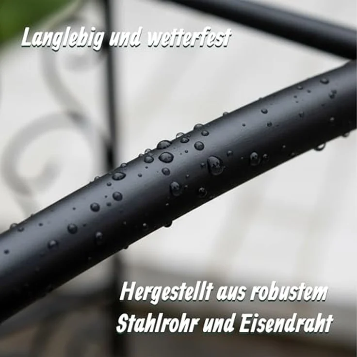 Relaxdays Rosenbogen mit Tor – Bild 7