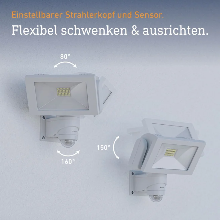 Steinel LED-Außenstrahler LS 300 S weiß, mit 240° Bewegungsmelder, 2962 lm, 29,5 W, neutralweiß – Bild 4