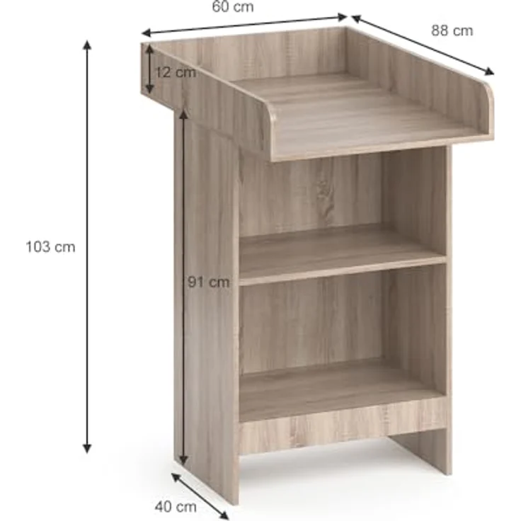 Wickelkommode Leo Sonoma 60 x 103 cm Vicco – Bild 3