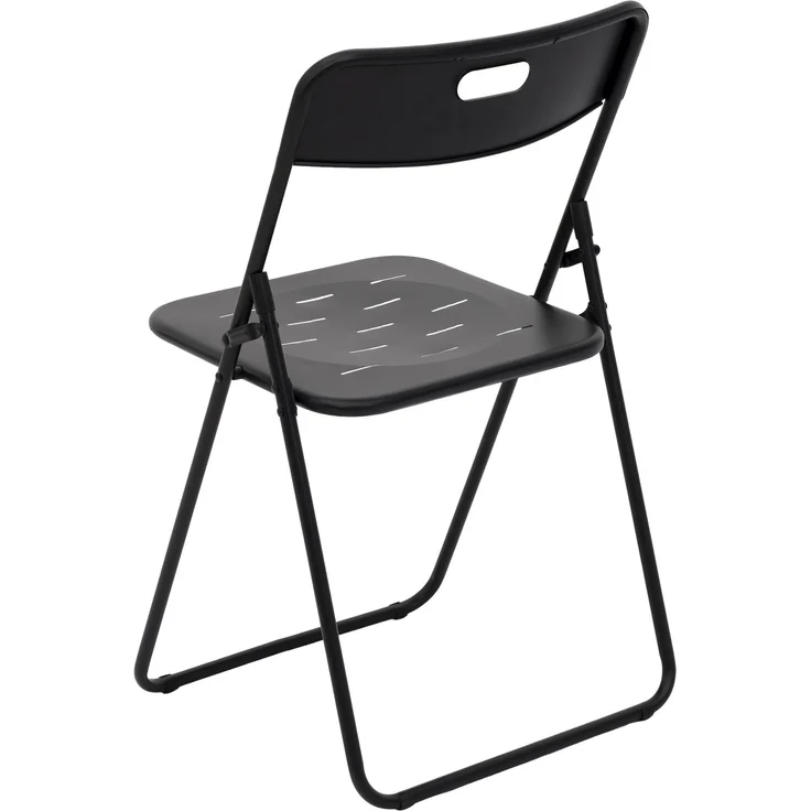 Dreiteiliges, faltbares Bistro-Set für den Außenbereich, E-Beschichtung, 2 Stühle und 1 Tisch, wetterfest, für Terrasse und Garten, Schwarz, 104 x 62 x 13,5 cm, YOUDENOVA – Bild 10