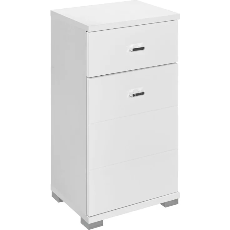Kommode Badschrank Seitenkommode Unterschrank ca. 38 x 73 x 30 cm POOL Weiß