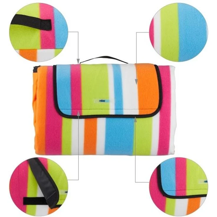 Picknickdecke bunte Streifen 10025983 – Bild 9