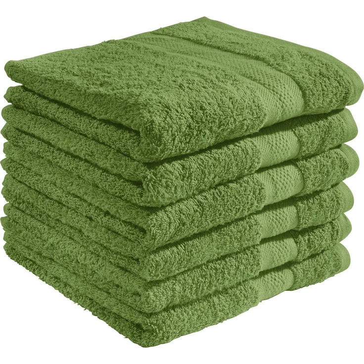 REDBEST Handtuch Handtuch "Chicago" 6er-Pack, Frottier, Walk-Frottier Uni