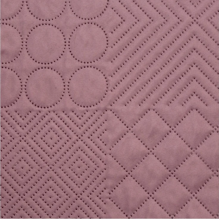 Design91 Bettüberwurf Zweiseitige Decke, dekorative Decke ganzjährige Sofadecke, einfarbige moderne Tagesdecke – Bild 3
